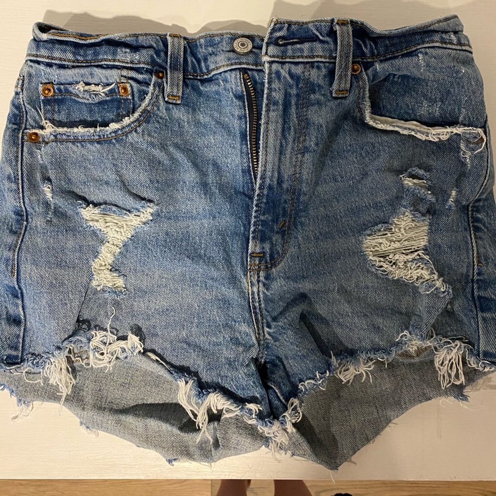 High Rise Mom Shorts